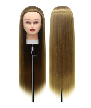 Εκπαιδευτική κούκλα κομμωτικής Συνθετική Τρίχα 70cm